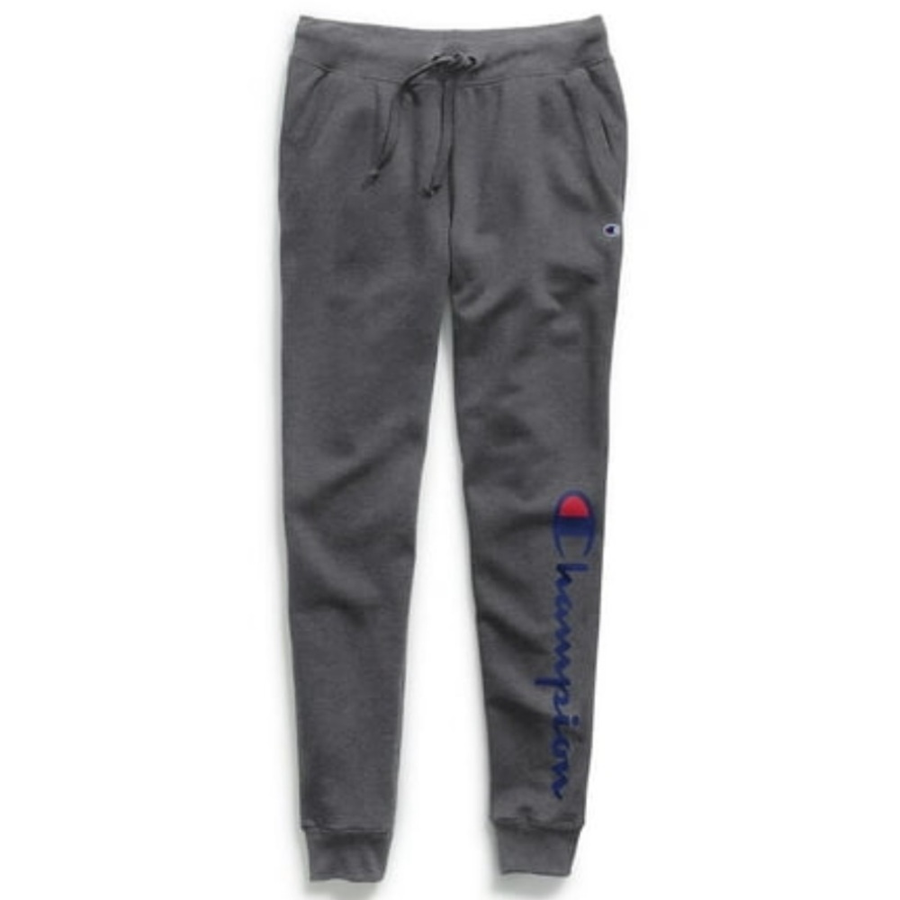 NWT Champion Women’s Fleece Granite Heat Joggers with Logo Size Small